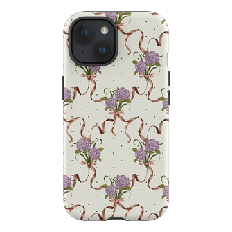 Hydrangea Ribbon Printed Phone Cases iPhone 15 / Armoured by Veronica Tucker - The Dairy