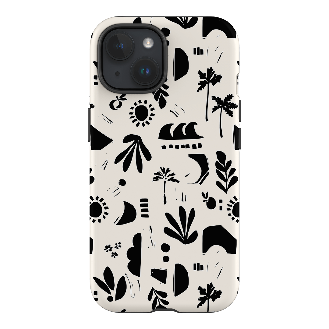 Inky Beach Printed Phone Cases iPhone 15 / Armoured by Charlie Taylor - The Dairy
