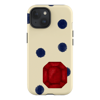 January Garnet Printed Phone Cases iPhone 15 / Armoured by Joiana - The Dairy