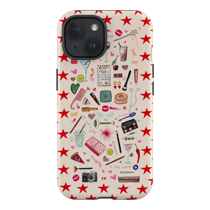 Just A Girl Printed Phone Cases iPhone 15 / Armoured by BG. Studio - The Dairy