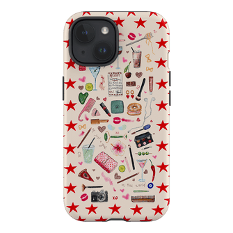 Just A Girl Printed Phone Cases iPhone 15 / Armoured by BG. Studio - The Dairy