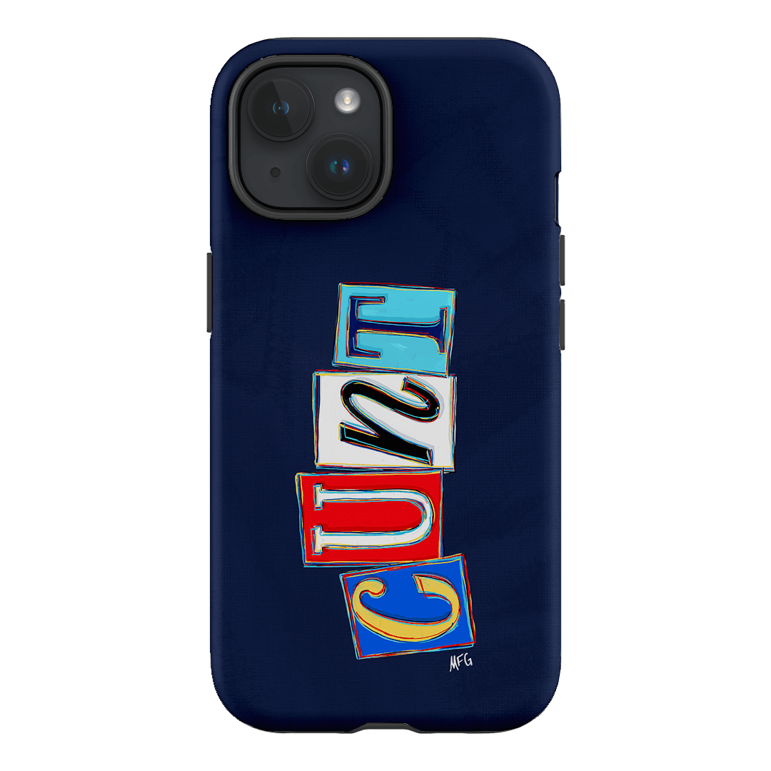 Lil Cnts Blue Printed Phone Cases iPhone 15 / Armoured by Margarbs Art - The Dairy
