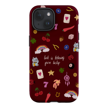 Lucky Printed Phone Cases iPhone 15 / Armoured by Amy Gibbs - The Dairy