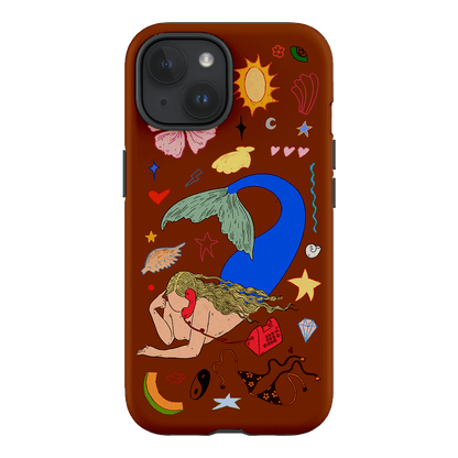 Mermaid Salad Chocolate Printed Phone Cases iPhone 15 / Armoured by Easty Beasty - The Dairy