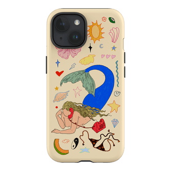 Mermaid Salad Cream Printed Phone Cases iPhone 15 / Armoured by Easty Beasty - The Dairy