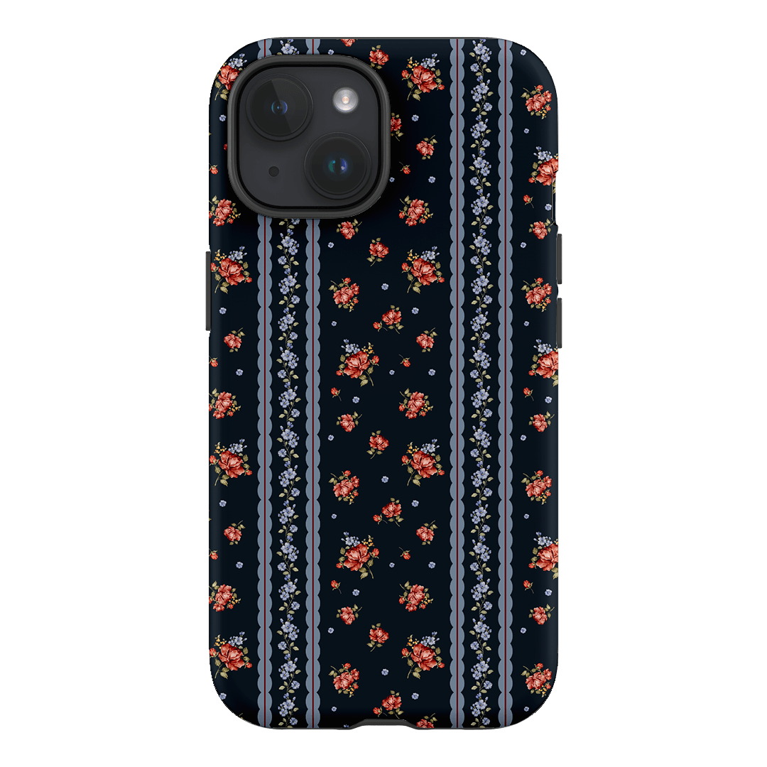 Midnight Stripe Printed Phone Cases iPhone 15 / Armoured by Kasiags Art - The Dairy