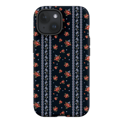 Midnight Stripe Printed Phone Cases iPhone 15 / Armoured by Kasiags Art - The Dairy