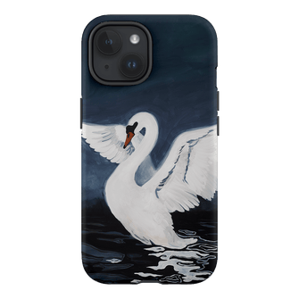 Midnight Swan Printed Phone Cases iPhone 15 / Armoured by Lisa Hu - The Dairy