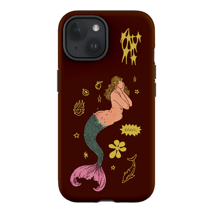 Mimi Chocolate Printed Phone Cases iPhone 15 / Armoured by Easty Beasty - The Dairy