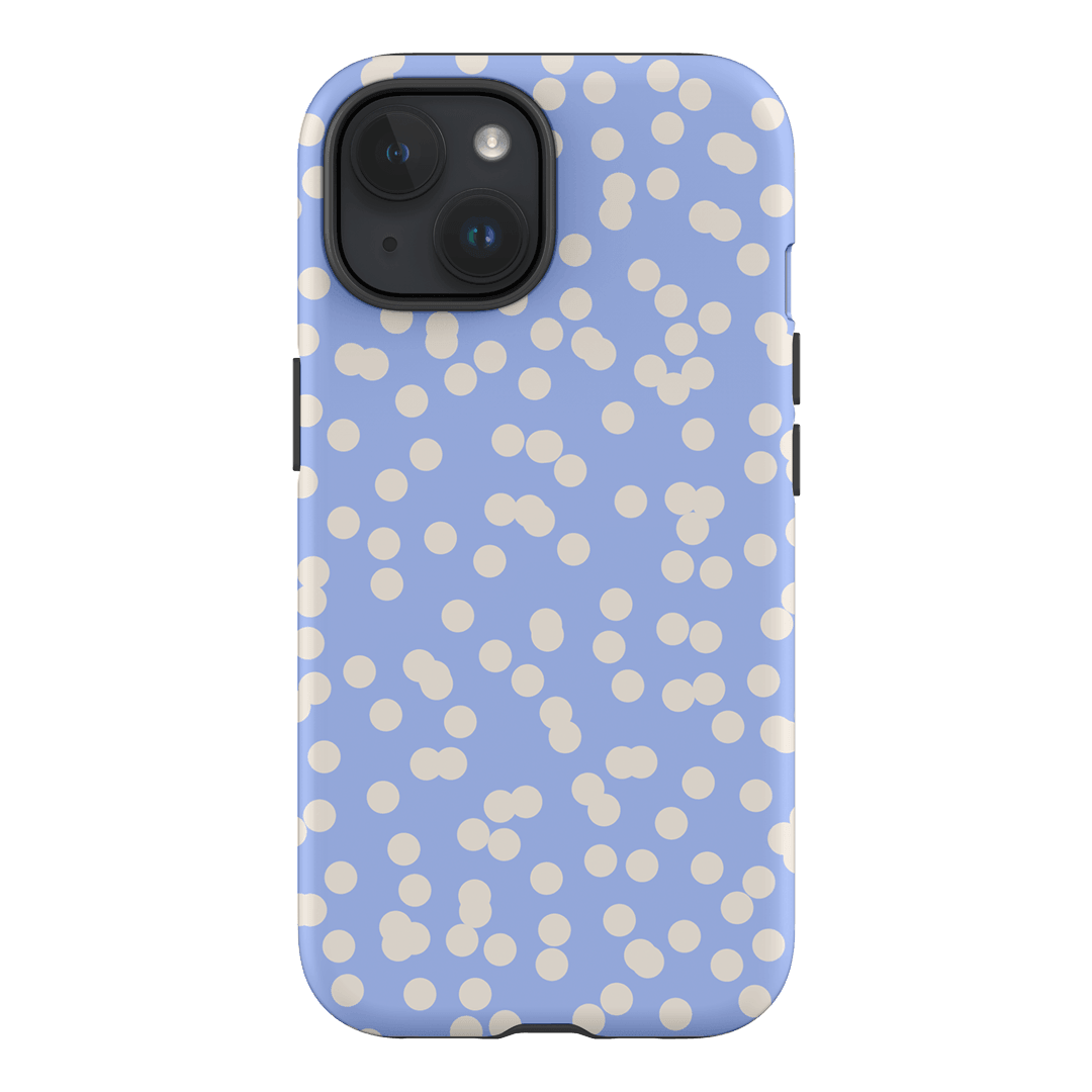 Mini Confetti Periwinkle Salt Printed Phone Cases iPhone 15 / Armoured by Veronica Tucker - The Dairy