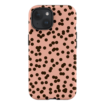 Mini Confetti Pink Chocolate Printed Phone Cases iPhone 15 / Armoured by Veronica Tucker - The Dairy