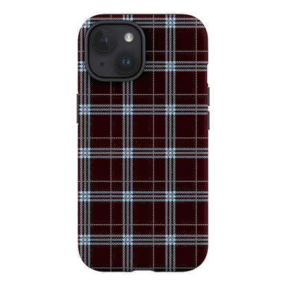 Mocha Plaid Printed Phone Cases iPhone 15 / Armoured by The Dairy - The Dairy