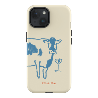 Mootini Blue Printed Phone Cases iPhone 15 / Armoured by Phthalo Ruth - The Dairy
