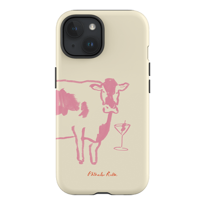Mootini Pink Printed Phone Cases iPhone 15 / Armoured by Phthalo Ruth - The Dairy