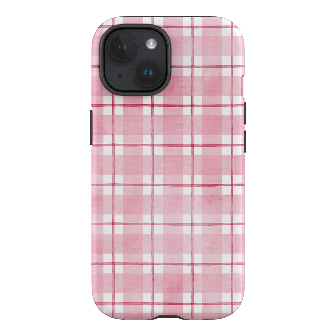 Musk Checker Printed Phone Cases iPhone 15 / Armoured by Oak Meadow - The Dairy