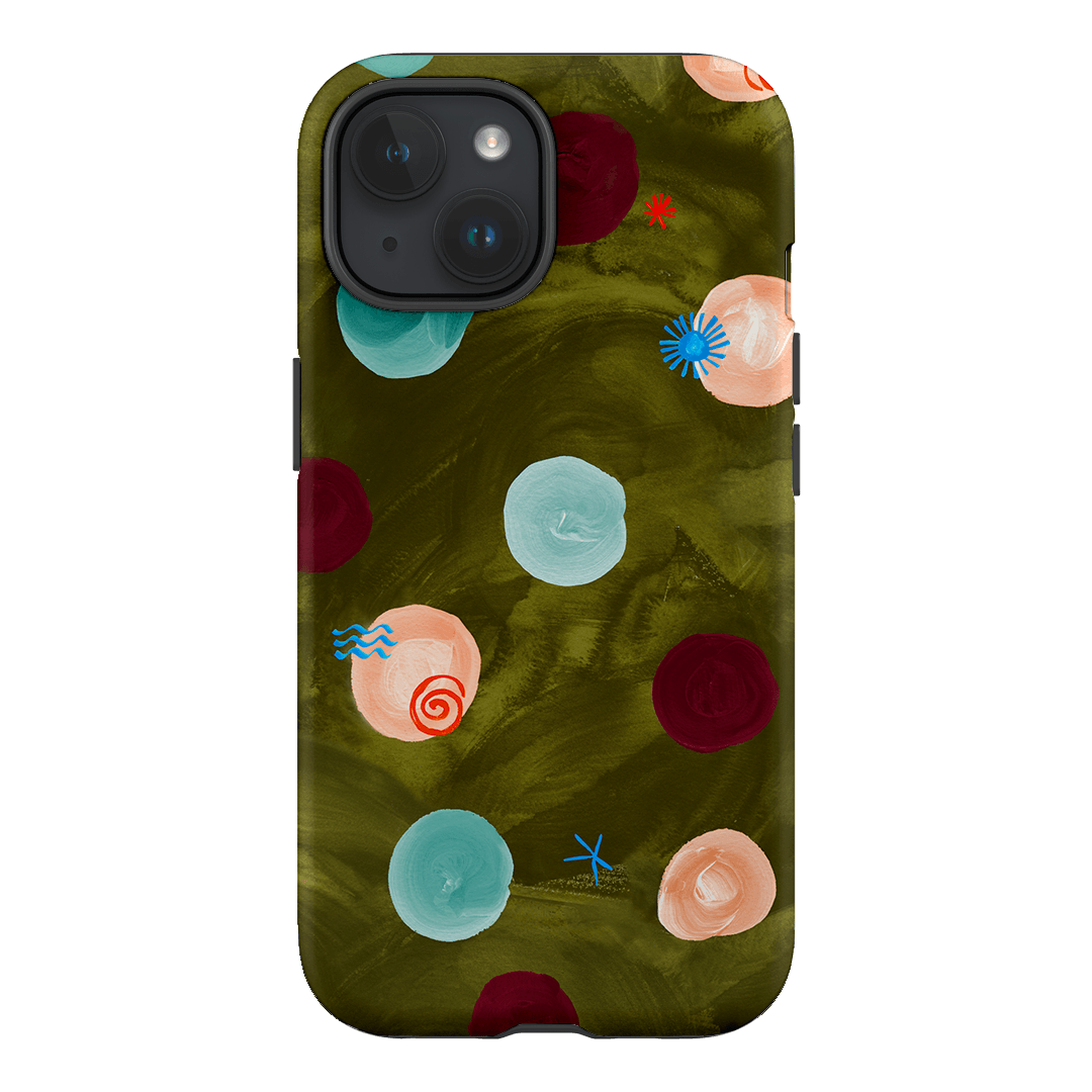 Olive Spot Printed Phone Cases iPhone 15 / Armoured by Charlie Taylor - The Dairy