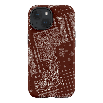 Paisley Cinnamon Printed Phone Cases iPhone 15 / Armoured by The Dairy - The Dairy