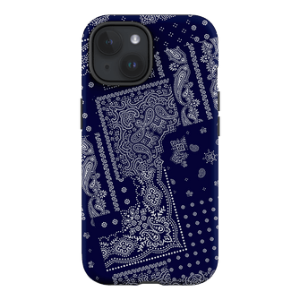 Paisley Indigo Printed Phone Cases iPhone 15 / Armoured by The Dairy - The Dairy