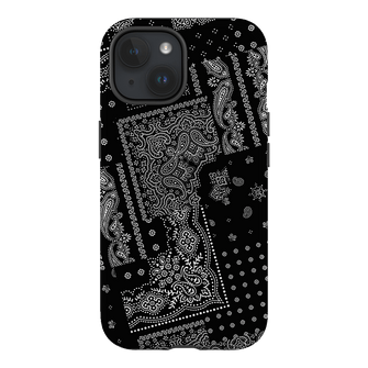 Paisley Noir Printed Phone Cases iPhone 15 / Armoured by The Dairy - The Dairy