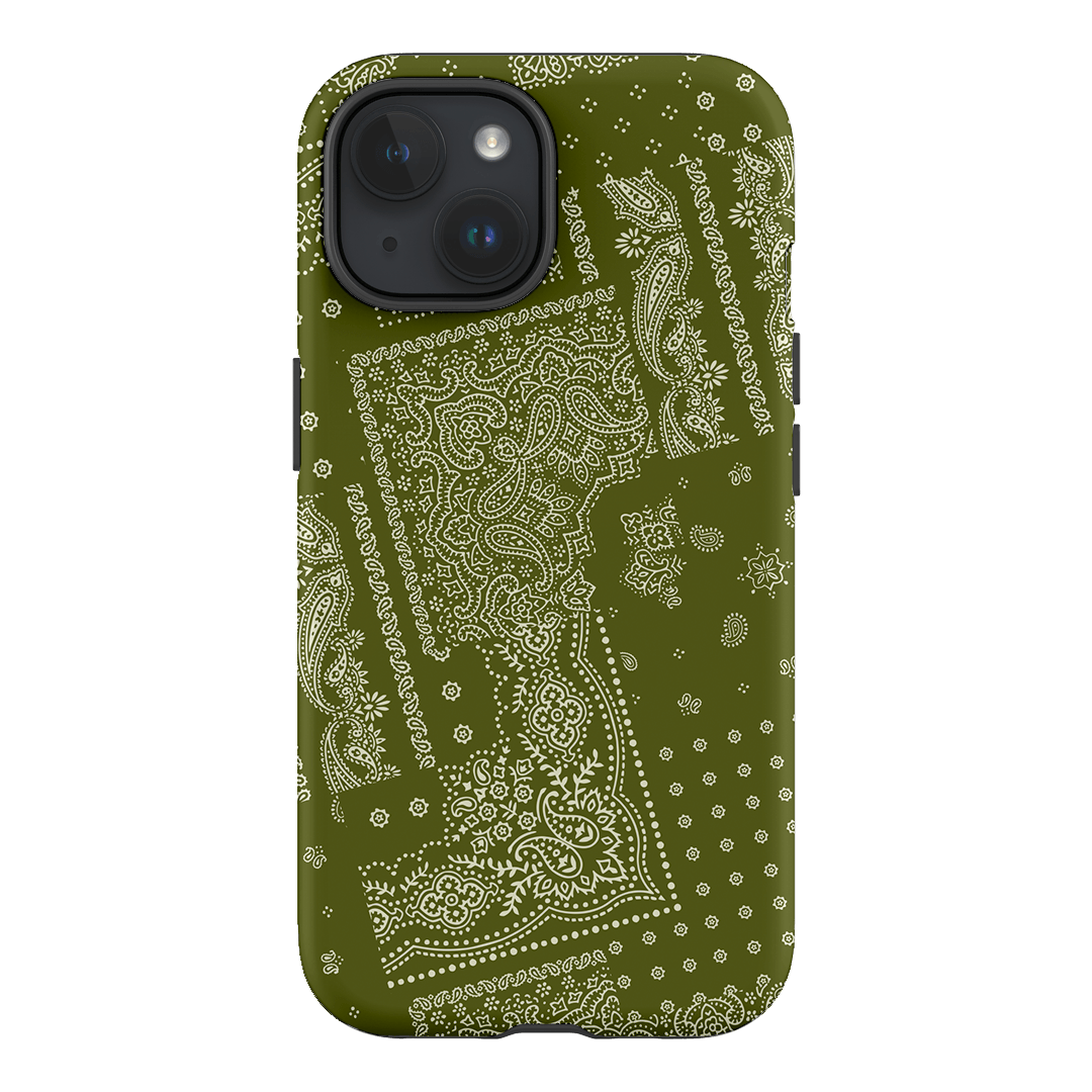 Paisley Fern Printed Phone Cases iPhone 15 / Armoured by The Dairy - The Dairy