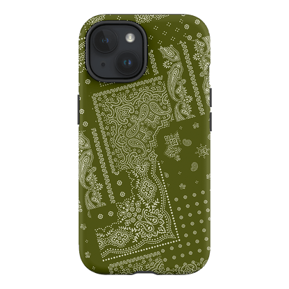 Paisley Fern Printed Phone Cases iPhone 15 / Armoured by The Dairy - The Dairy