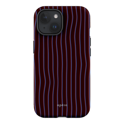 Panama Burgundy Printed Phone Cases iPhone 15 / Armoured by Apero - The Dairy