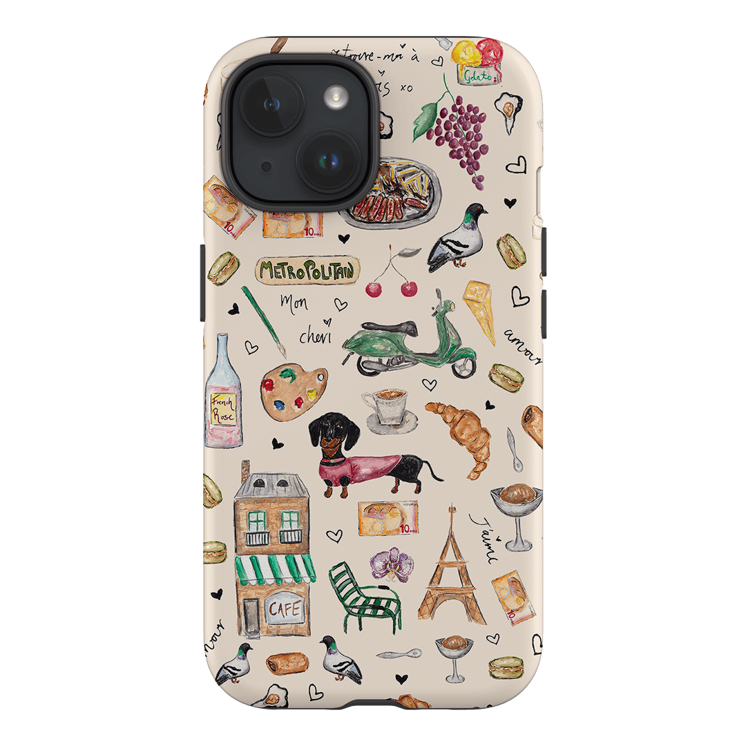 Parisian Daydream Printed Phone Cases iPhone 15 / Armoured by BG. Studio - The Dairy
