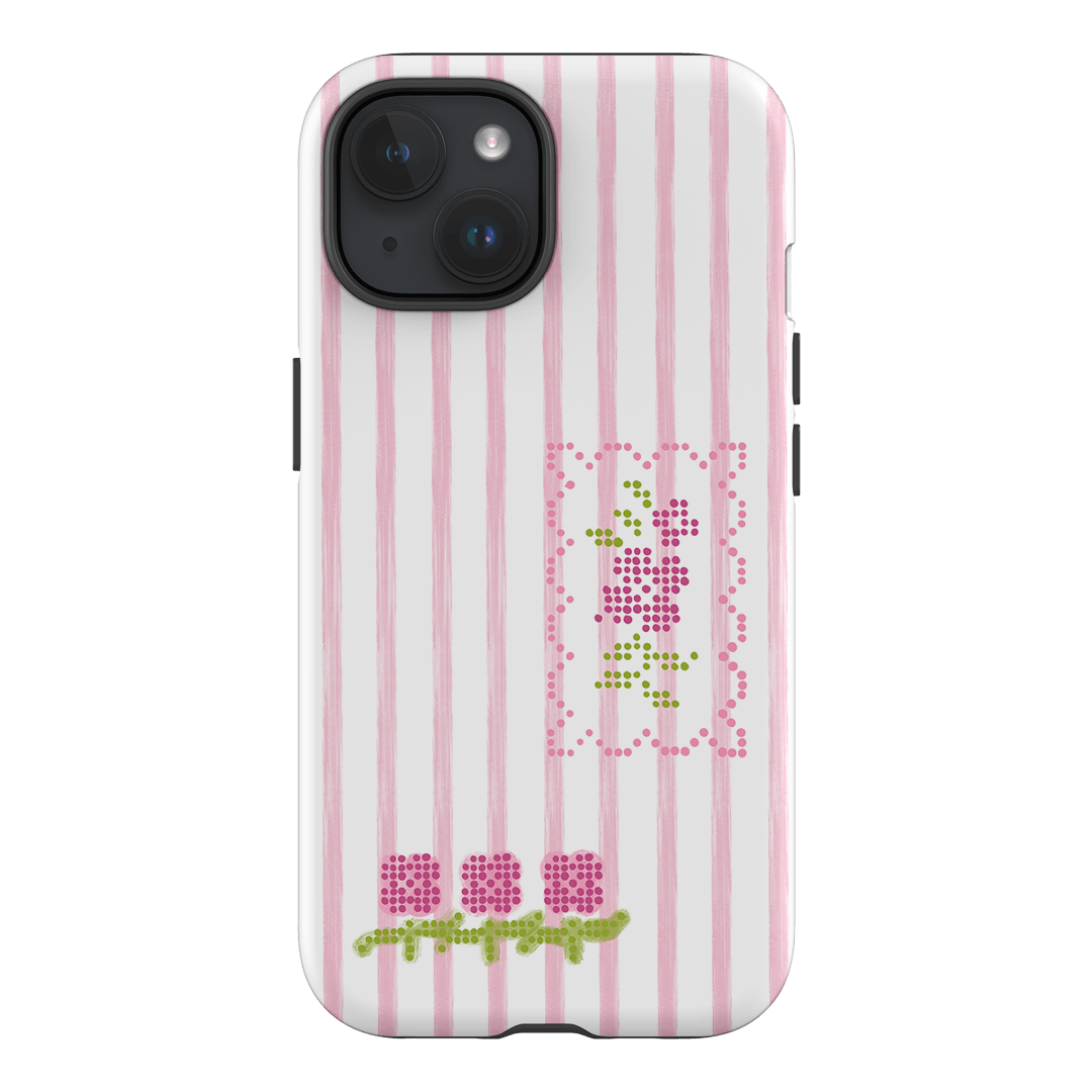 Patchwork Pink Printed Phone Cases iPhone 15 / Armoured by Kayla Carr - The Dairy