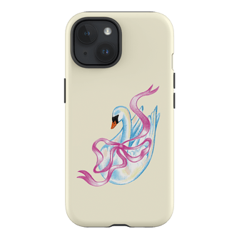 Satin Swan Printed Phone Cases iPhone 15 / Armoured by Femke Studio - The Dairy