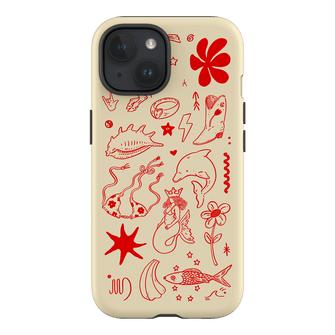 Spiced Cowboy Cream Printed Phone Cases iPhone 15 / Armoured by Easty Beasty - The Dairy