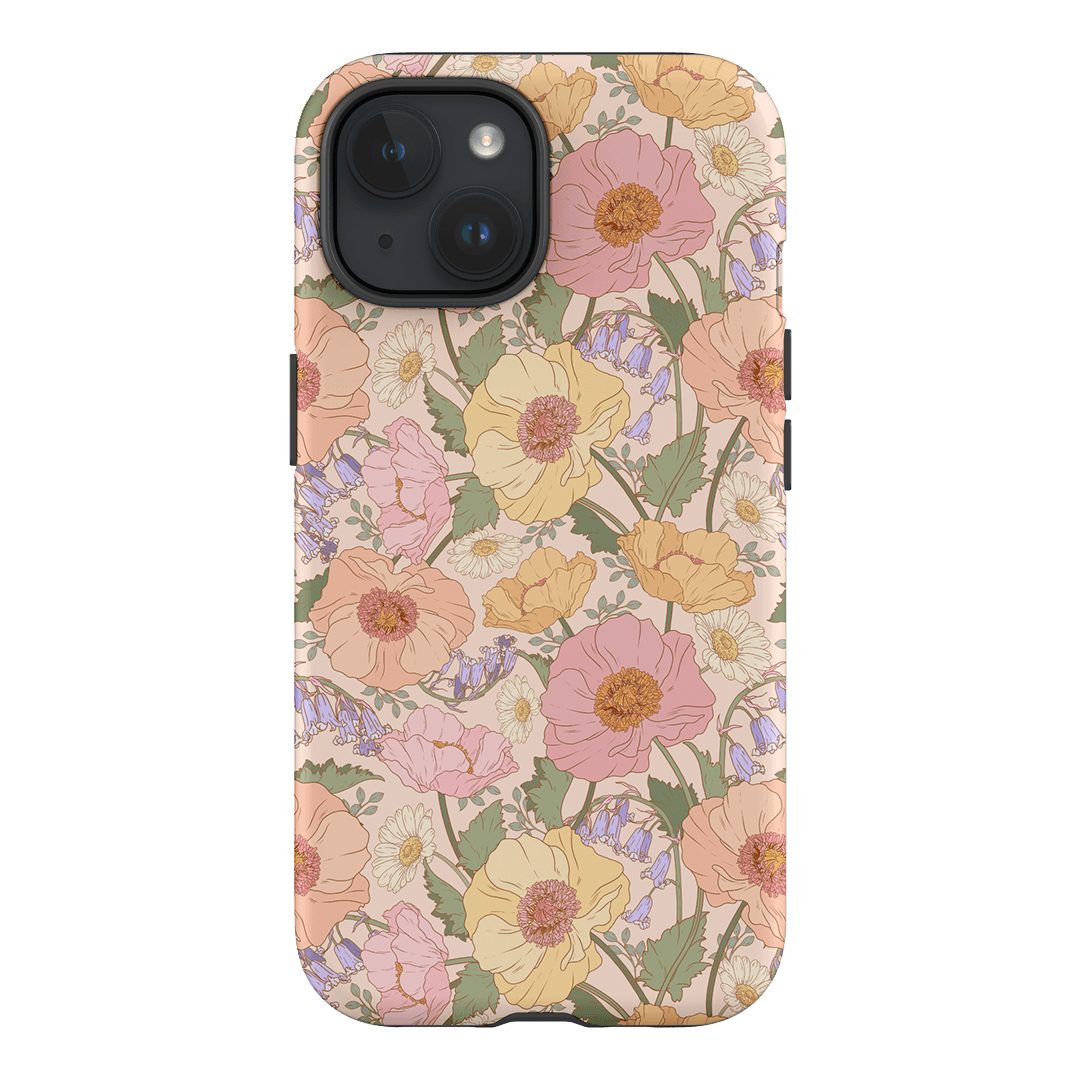 Spring Poppy Printed Phone Cases iPhone 15 / Armoured by Kasiags Art - The Dairy