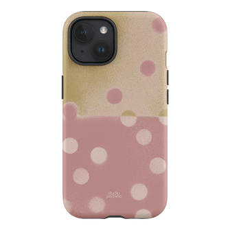 Strawberry Polka Dot Printed Phone Cases iPhone 15 / Armoured by Jasmine Dowling - The Dairy