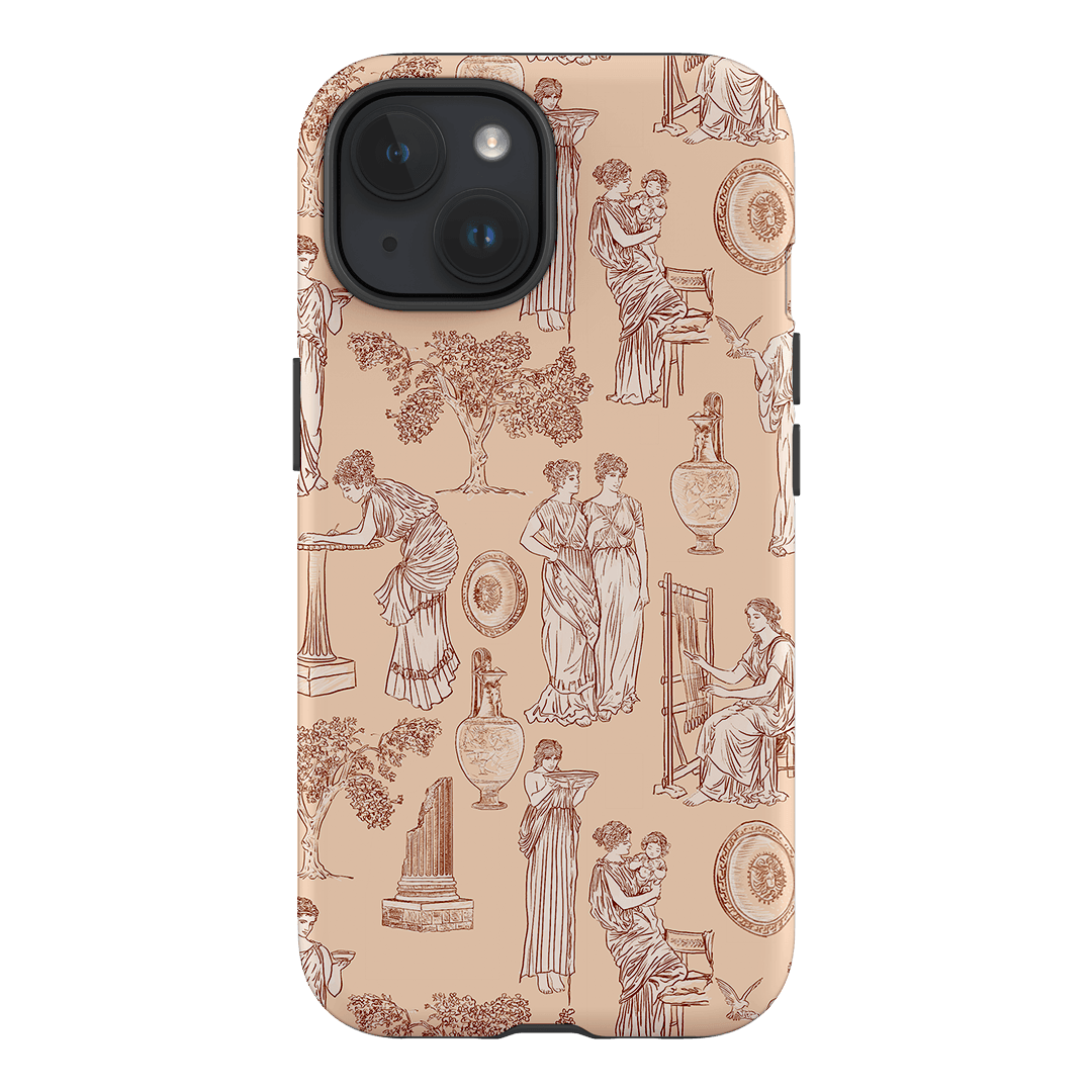 Symposium Rosewater Printed Phone Cases iPhone 15 / Armoured by Veronica Tucker - The Dairy