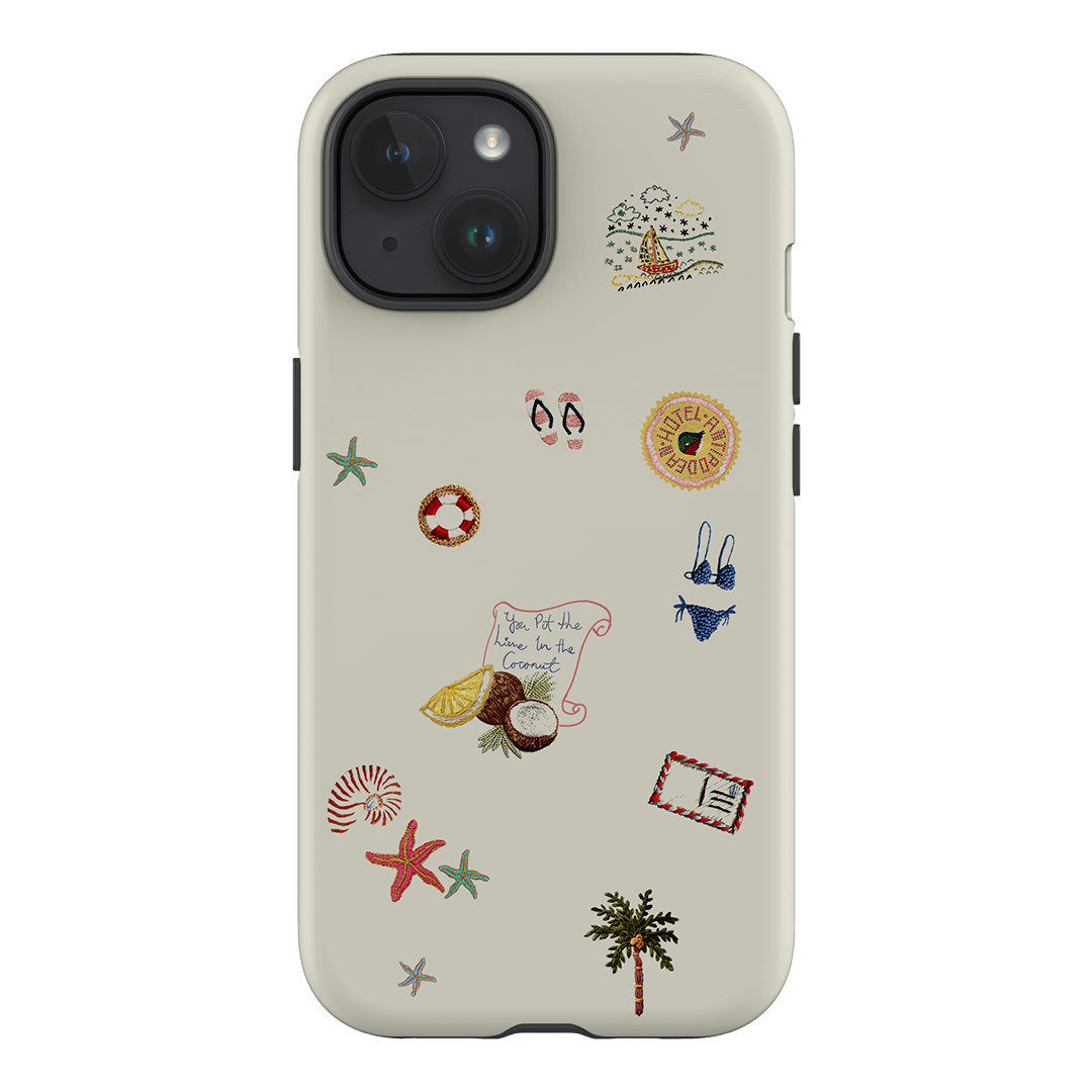 Vacay All Day Cream Printed Phone Cases by Antipodean - The Dairy