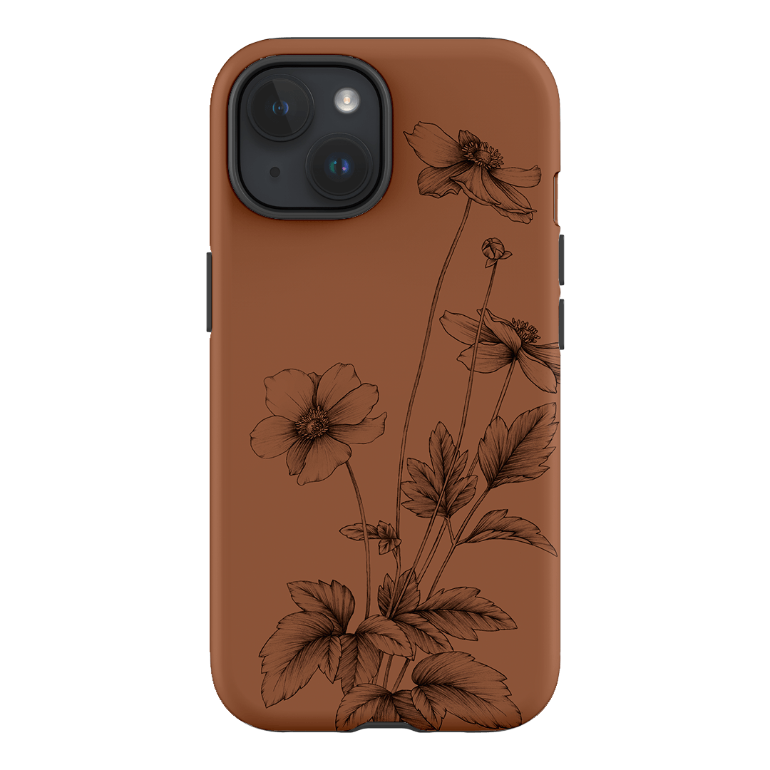 Windflowers Study Printed Phone Cases iPhone 15 / Armoured by Typoflora - The Dairy