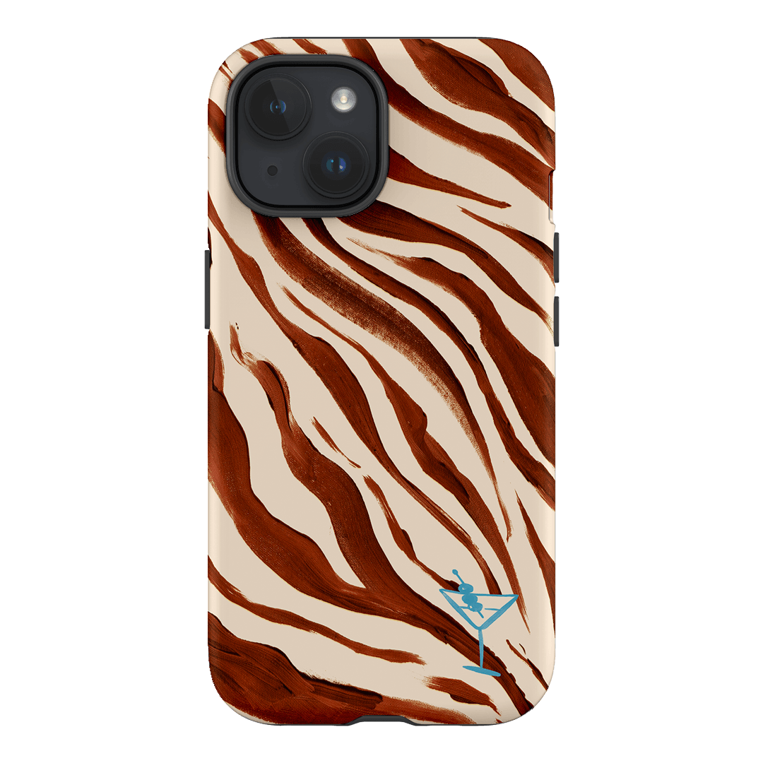 Zebra Tini Printed Phone Cases iPhone 15 / Armoured by Charlie Taylor - The Dairy