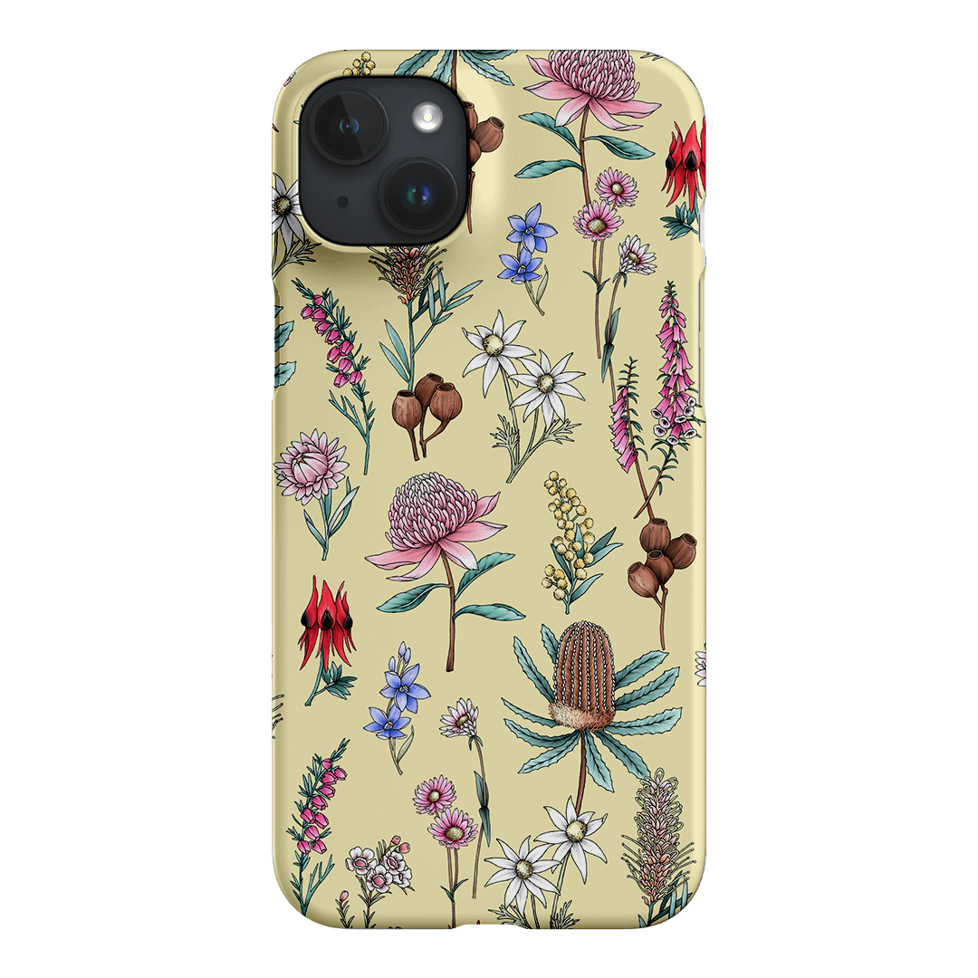 Banksia Butter Printed Phone Cases iPhone 15 Plus / Snap by Typoflora - The Dairy