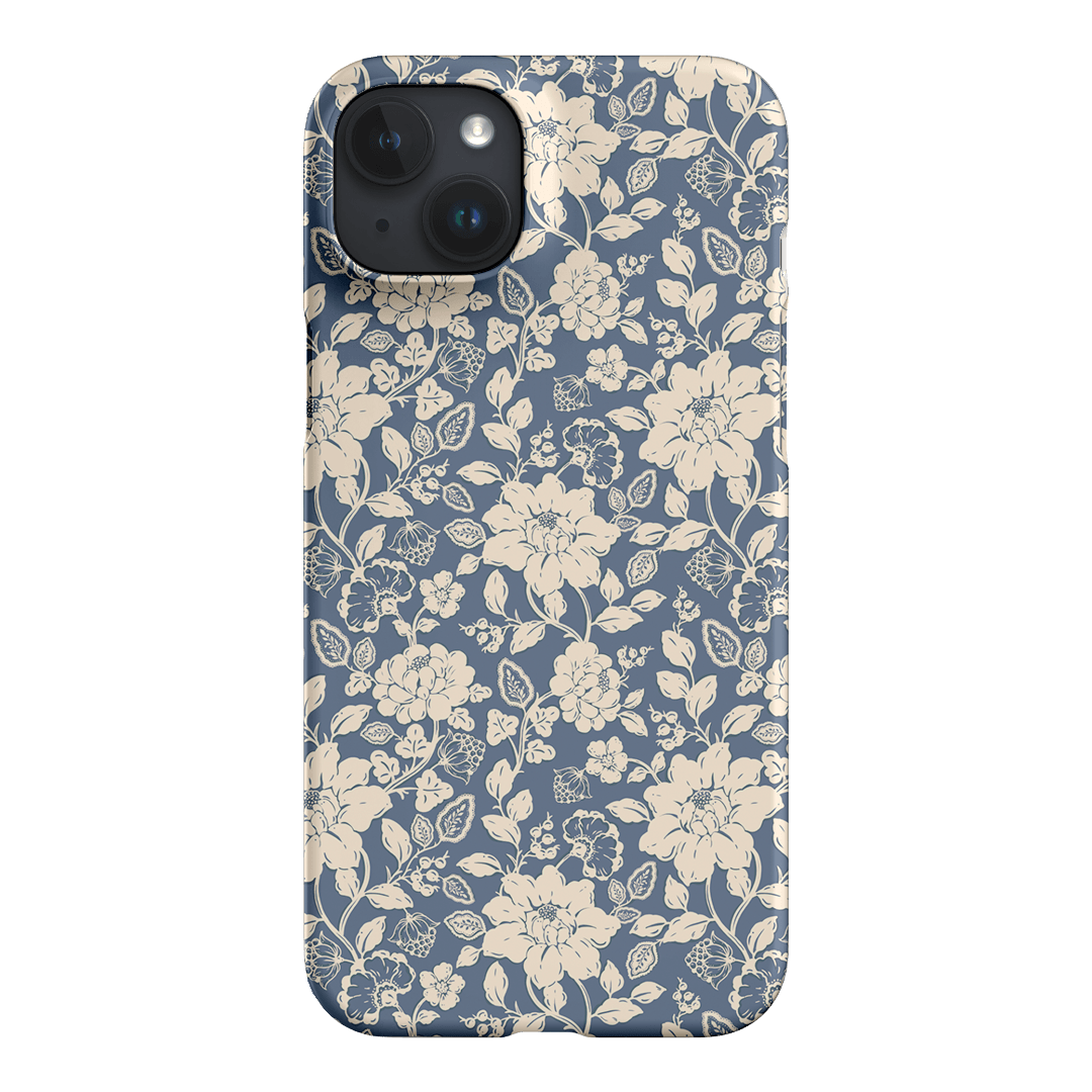 Blue Garden Printed Phone Cases iPhone 15 Plus / Snap by Kasiags Art - The Dairy