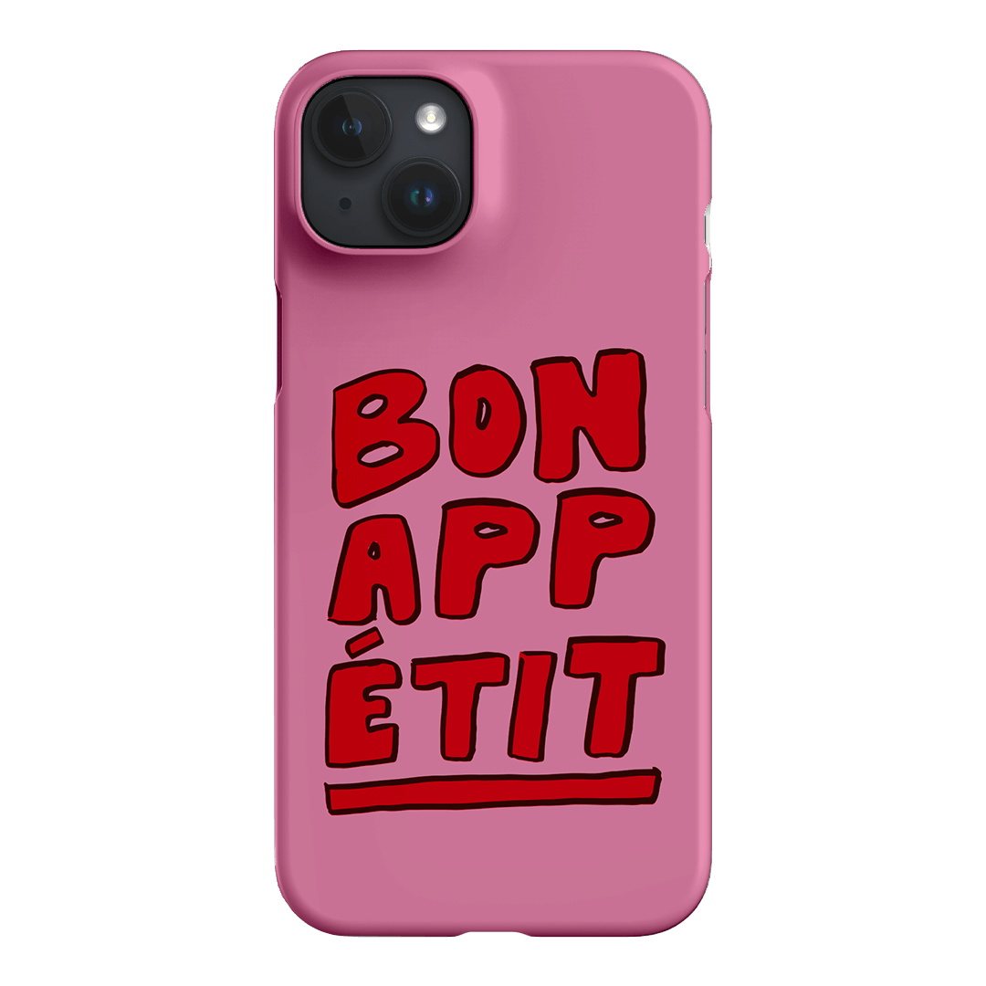 Bon Appetit Red Printed Phone Cases iPhone 15 Plus / Snap by The Dairy - The Dairy