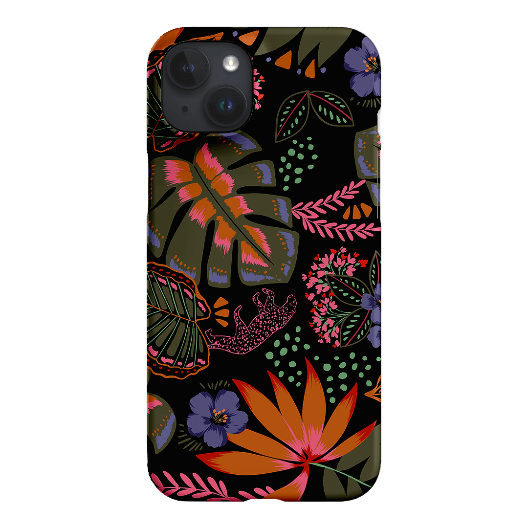 Jungle Leopard Printed Phone Cases iPhone 15 Plus / Snap by Charlie Taylor - The Dairy