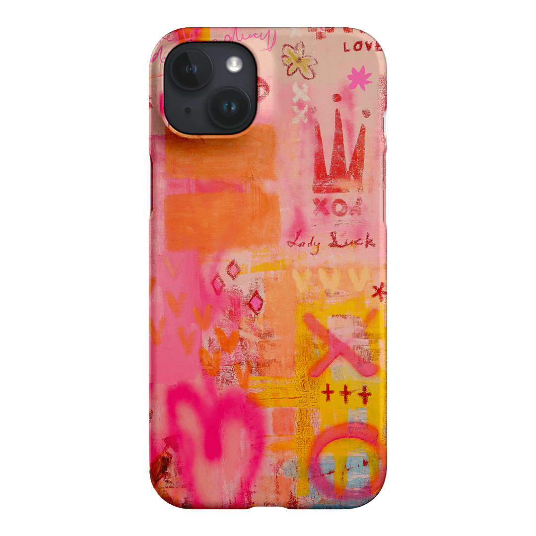 Lady Luck Printed Phone Cases iPhone 15 Plus / Snap by Jackie Green - The Dairy