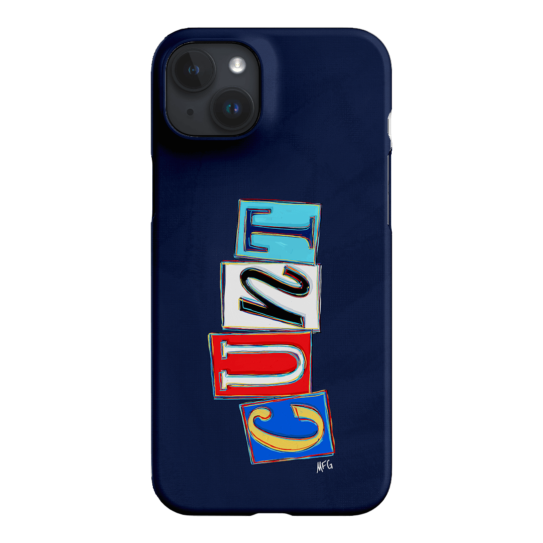 Lil Cnts Blue Printed Phone Cases iPhone 15 Plus / Snap by Margarbs Art - The Dairy