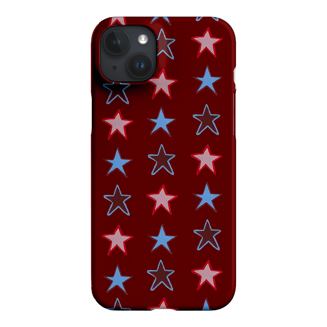 Lucky Stars Rouge Printed Phone Cases iPhone 15 Plus / Snap by BG. Studio - The Dairy