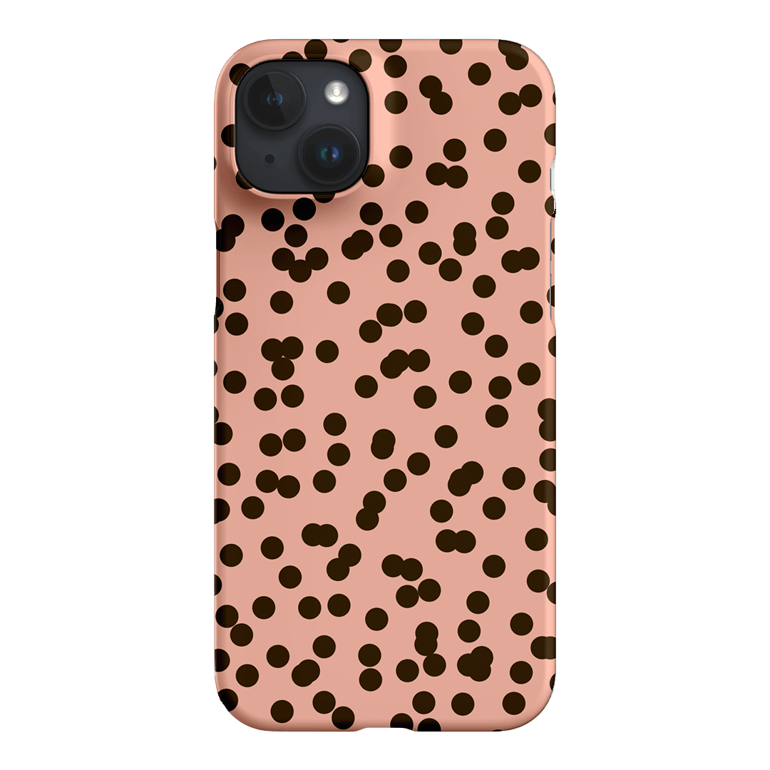 Mini Confetti Pink Chocolate Printed Phone Cases iPhone 15 Plus / Snap by Veronica Tucker - The Dairy