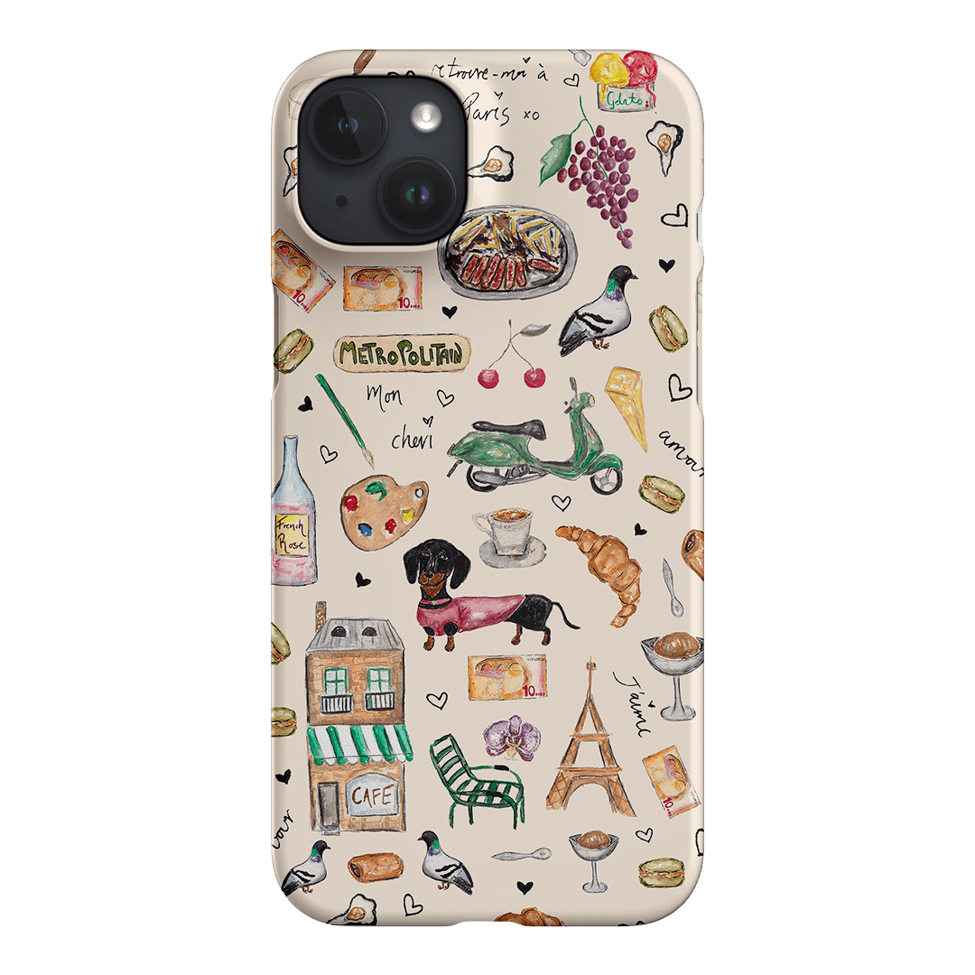 Parisian Daydream Printed Phone Cases iPhone 15 Plus / Snap by BG. Studio - The Dairy
