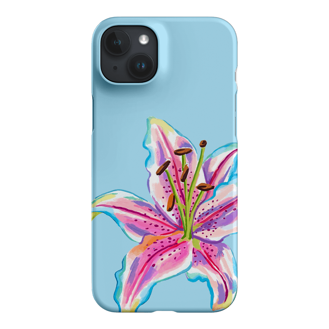 Sky Lily Printed Phone Cases iPhone 15 Plus / Snap by Femke Studio - The Dairy