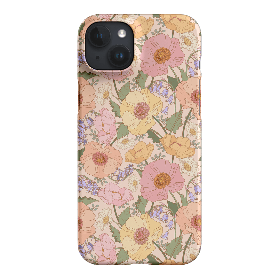 Spring Poppy Printed Phone Cases iPhone 15 Plus / Snap by Kasiags Art - The Dairy