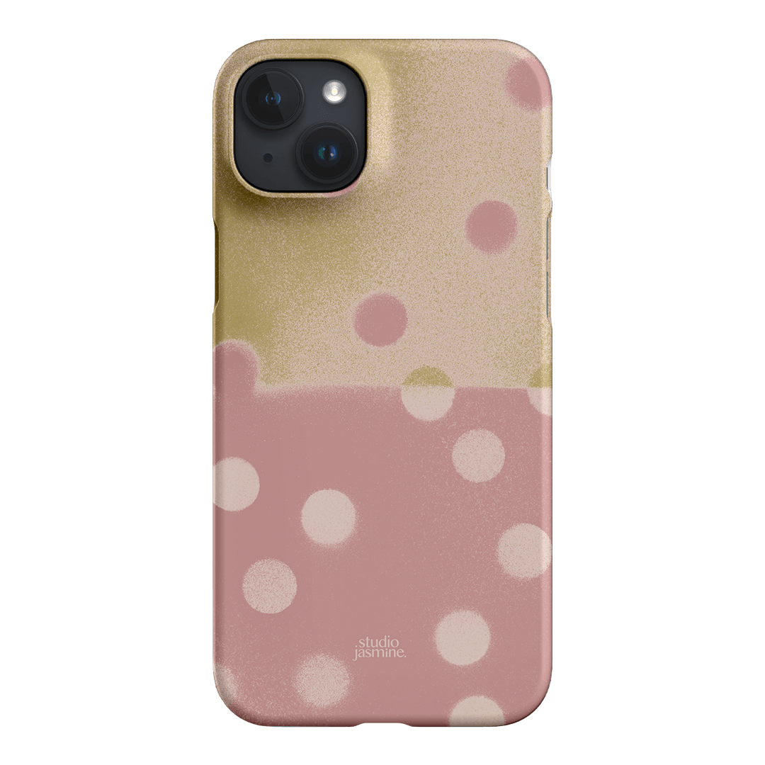 Strawberry Polka Dot Printed Phone Cases iPhone 15 Plus / Snap by Jasmine Dowling - The Dairy