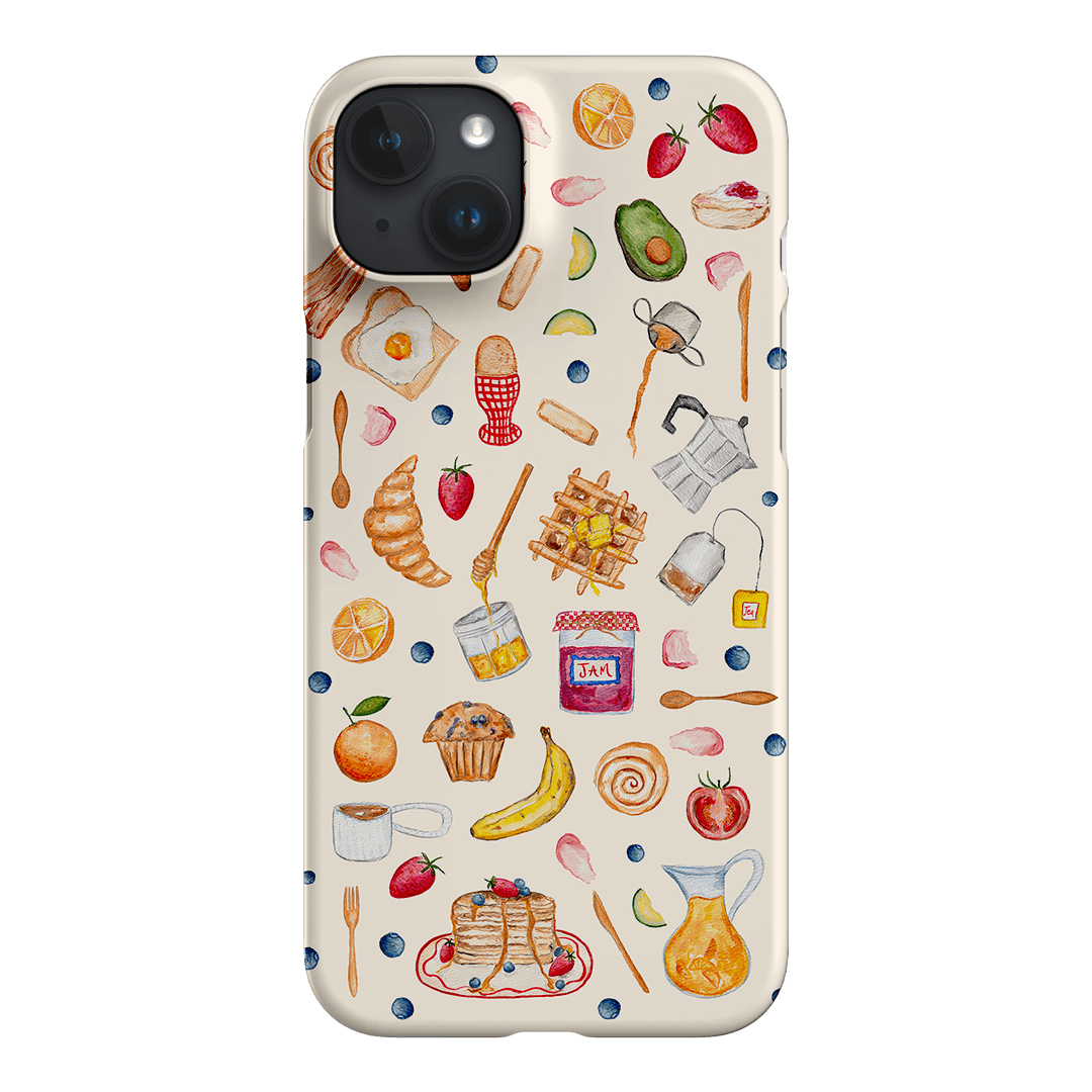 Sunday Breakfast Printed Phone Cases iPhone 15 Plus / Snap by BG. Studio - The Dairy