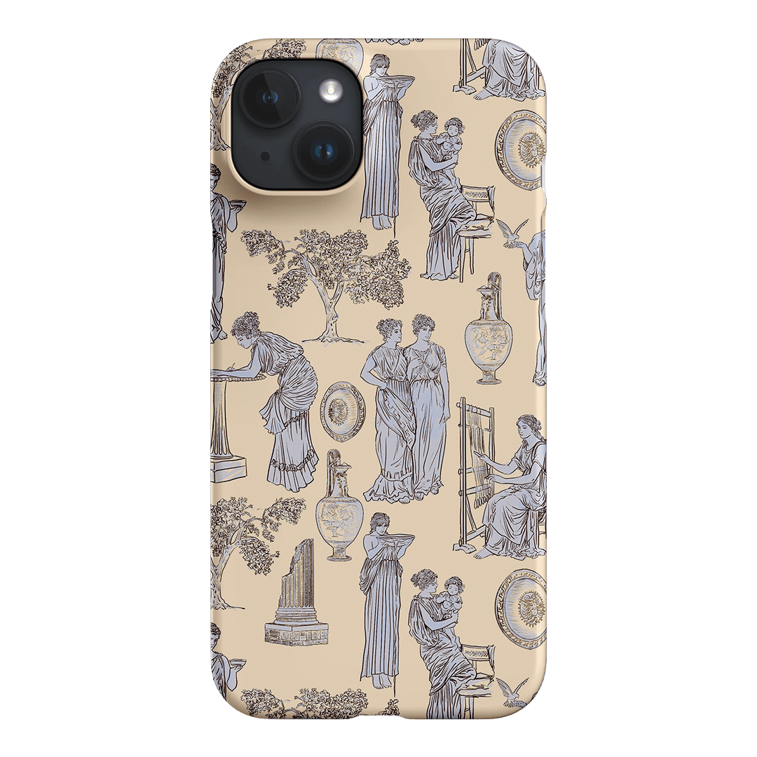 Symposium Alabaster Printed Phone Cases iPhone 15 Plus / Snap by Veronica Tucker - The Dairy